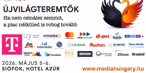 Digital-Media Hungary 2026 - \u00dajvil\u00e1gteremt\u0151k!