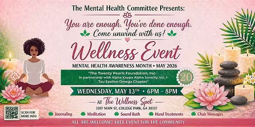 You are enough. You've done enough. Come unwind with us!