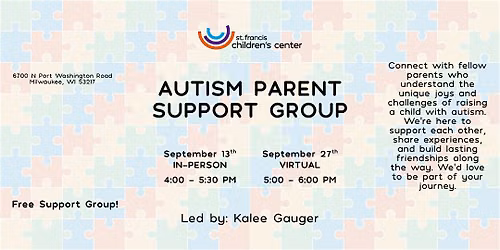 Autism Support Group: In-Person