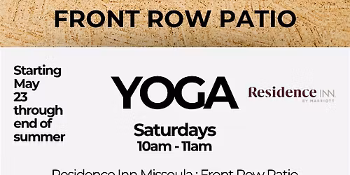 Front Row Patio (Rooftop Yoga)