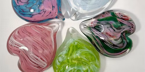 Hearts are perfect Holiday Gifts, create your own Heart paperweight!