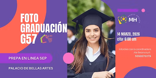 FOTO DE GRADUACI\u00d3N G57 PREPA EN L\u00cdNEA SEP