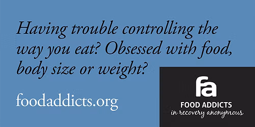 Food Addicts in Recovery Anonymous Meeting