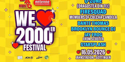 WE LOVE 2000er Festival G\u00f6ttingen 