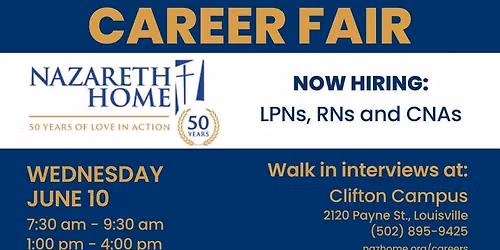 Career Fair - Open LPN, RN & CNA Interviews