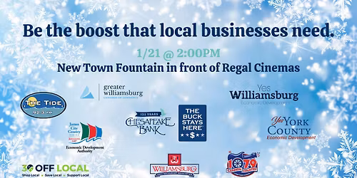 The Buck Stays Here BOOST Event at the New Town Fountain