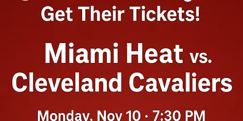 Miami Heat vs Cavaliers \u2013 Fast Tickets Available