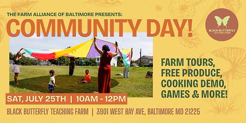 Black Butterfly Farm Community Day