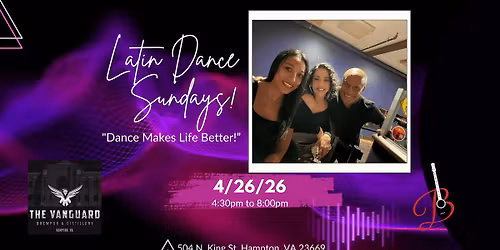 Latin Dance Sunday at The Vanguard! (4\/26\/26)