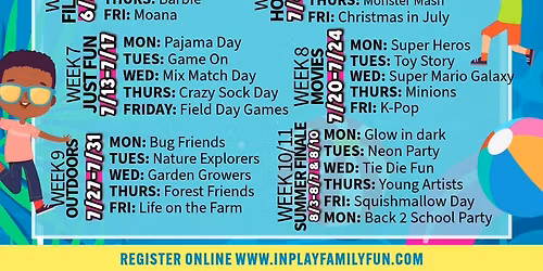 2026 Summer Break Camps