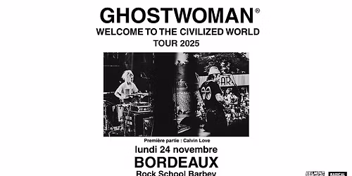 GHOSTWOMAN + Calvin Love \u00b7 Barbey Indie Club