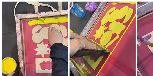 Intro to screenprinting onto textiles, with Freya Dorgan