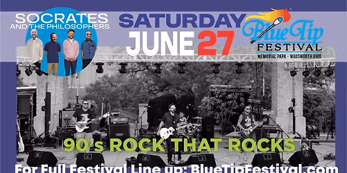 BLUE TIP LIVE | Socrates & the Philosophers 90's Era Rock Tribute
