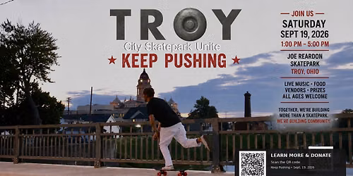 Keep Pushing Skatepark Fundraiser