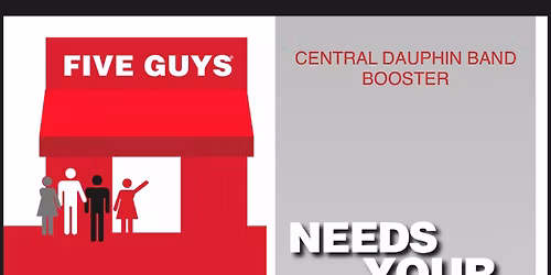 CD Band Boosters Five Guys Dine Out Night