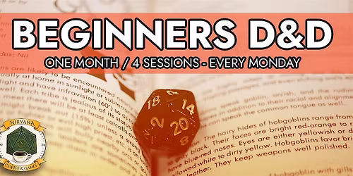 Nirvana Official Beginner D&D Course  - December