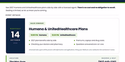 Sales Seminar-Humana and Unitedhealthcare