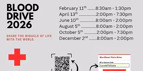 Lone Mountain Stake Blood Drive