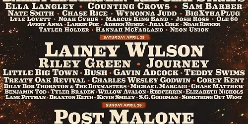 The Country Fest: Zach Top  Corey Kent & Braxton Keith - Friday