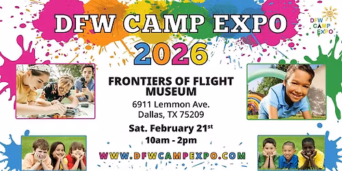 2026 DFW Camp Expo at Frontiers of Flight Museum