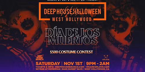 Deep House Halloween: D\u00eda de los Muertos [Saturday, 11\/1]