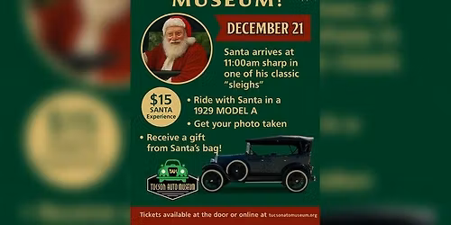 Tucson Auto Museum Santa Experience!