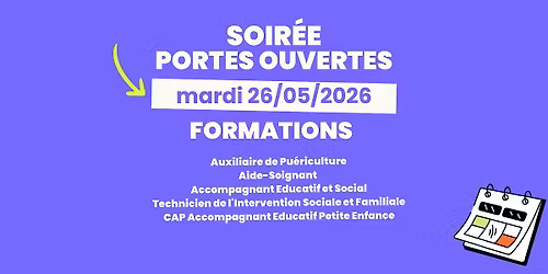 Soir\u00e9e Portes Ouvertes | 26.05.26