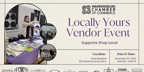 Locally Yours Vendor Event