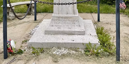 Wreath Laying at US Colored Troops Monument at Green Hill Cemetery