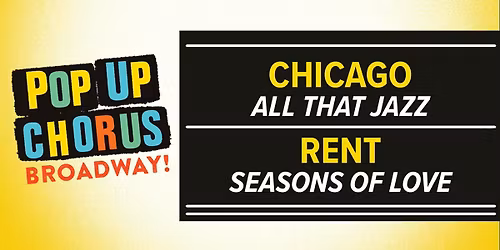 PopUp Broadway sings songs from Chicago and Rent