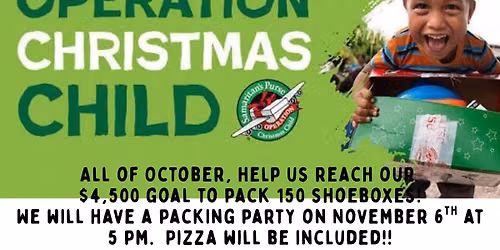 Operation Christmas Child Fundraiser\/Packing Party