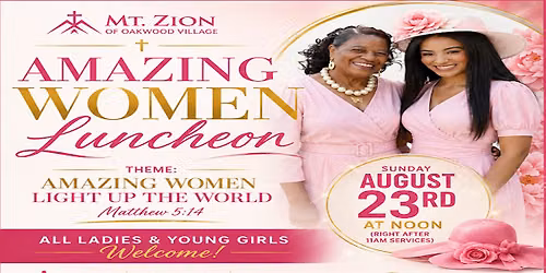 Amazing Women Luncheon