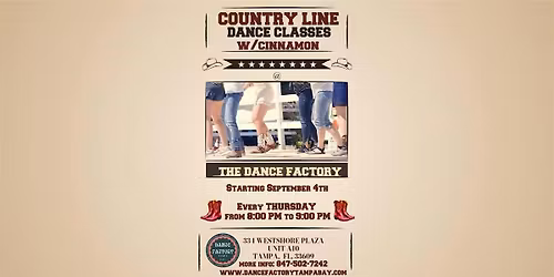Country Line Dancing w\/ Cinnamon!