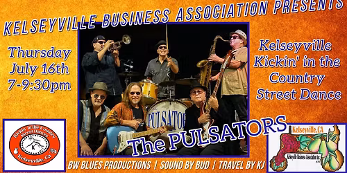 Kelseyville Kickin' in the Country Street Dance - The PULSATORS