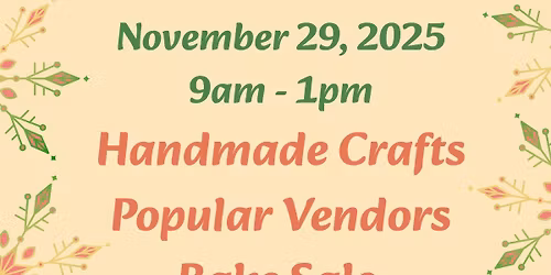 Holiday Craft and Vendor Fair 