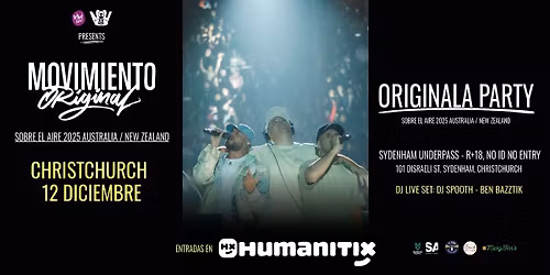 Movimiento Original en Christchurch \u2013 Sobre el Aire Tour World Tour 2025