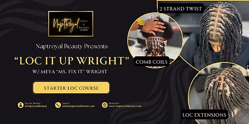 "Loc It Up Wright" Starter Loc Course
