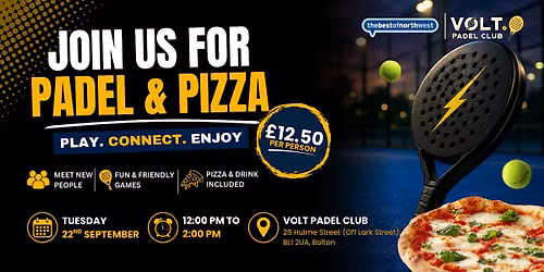 Padel & Pizza at Volt Padel Club