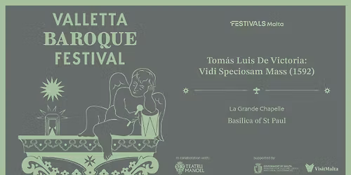 Valletta Baroque Festival 2026 | Tom\u00e1s Luis De Victoria: Vidi Speciosam Mass (1592)