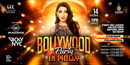 Bollywood Night Club Roar - Philadelphia, November 14 2025