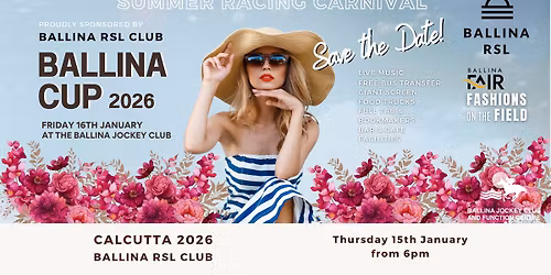 BALLINA CUP 2026 - SAVE THE DATE