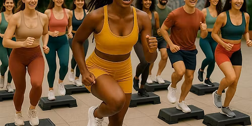 STEP AEROBIC COMMUNITY EVENT - Move. Connect. Feel