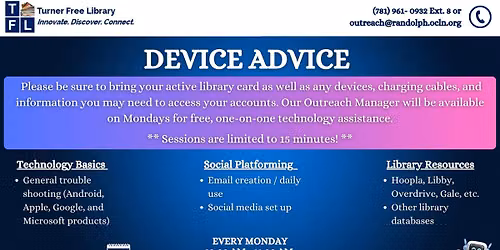 Device Advice (Turner Free Library) 