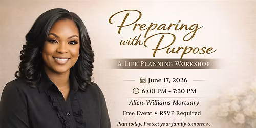 Preparing with Purpose: A Life Planning Workshop