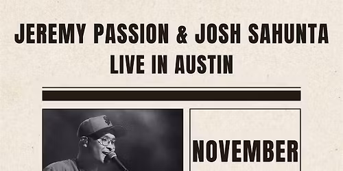 Josh Sahunta and Jeremy Passion