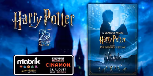 MABRIK esitleb: \u201cHarry Potter ja tarkade kivi\u201d @CINAMON Kosmos