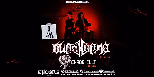 Black Camo (SI) x Chaos Cult (RO) live in Encore Club | 1.05.2026 | 19:30