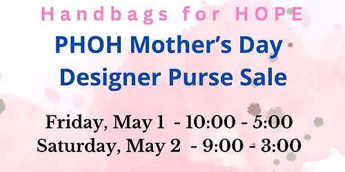 Handbags for Hope Designer Purse Sale