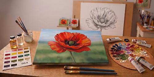 Floral Oil Painting for True Beginners