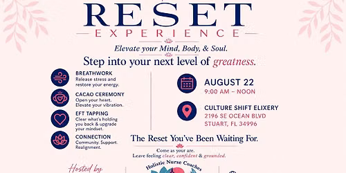 The Reset Experience: Step into your next level of greatness